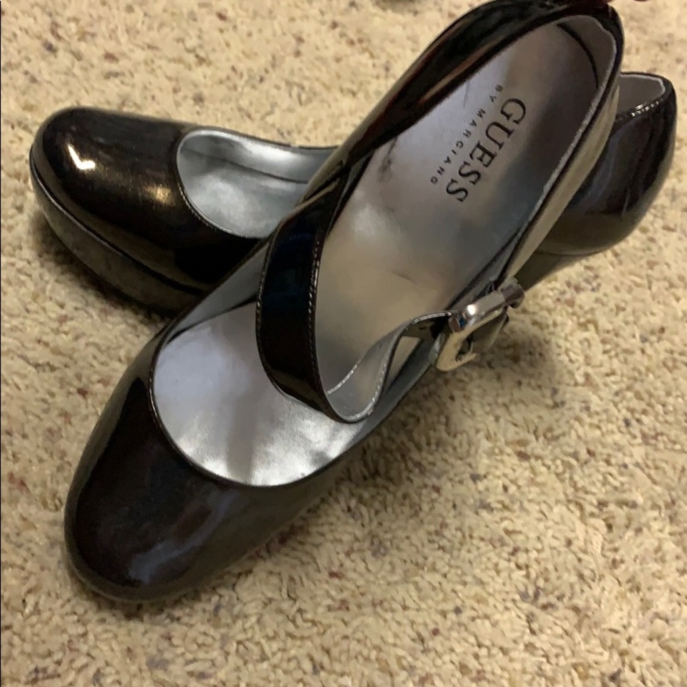 Bronze color Guess by Marciano 5 inch heels